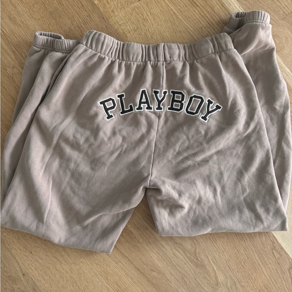 Playboy x PacSun Tan Lounge Pants joggers  XS